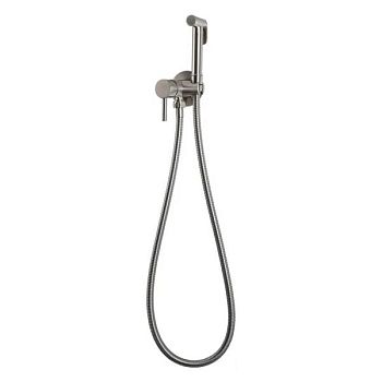 Гигиенический душ со смесителем встраиваемый FILARETE Roun FL100NK, никель