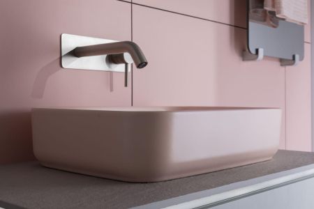 Раковина накладная Allen Brau Fantasy 50 4.11021.SM розовый, артикул 4.11021.SM