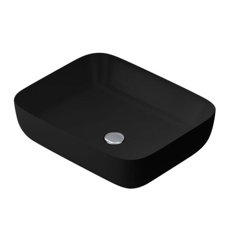 M8FWCC10510BM Func Раковина накладная, прямоугольник, 51 см, цвет черный матовый, артикул M8FWCC10510BM