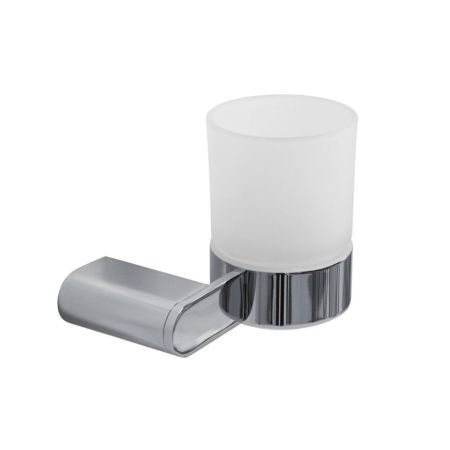 STYLUS-TUMS-01 Стакан подвесной, стекло, исполнение хром, артикул STYLUS-TUMS-01