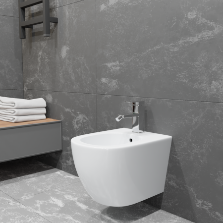 Керамическое подвесное биде CANBERRA BD700-141W, артикул BD700-141W