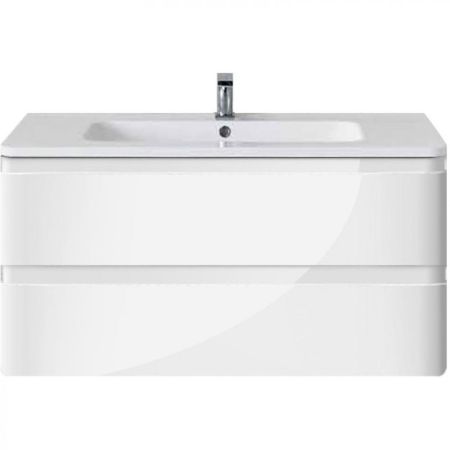 Тумба под раковину Vincea Alba VMC-1A100LW подвесная L.White, артикул VMC-1A100LW