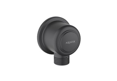 Шланговое подсоединение AQUATEK, матовый черный AQ2461MB КЛАССИК, артикул AQ2461MB