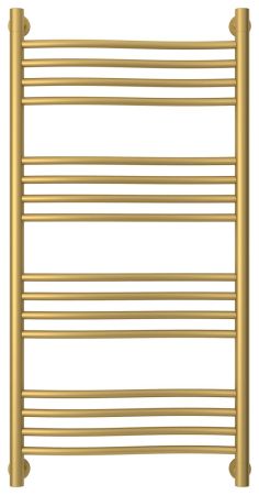 Полотенцесушитель водяной "ФЛЮИД+" 1000х500 (Матовое ЗОЛОТО), артикул 032-0222-1050