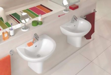 Раковина Jacob Delafon Odeon 66 E1069-00 Белая