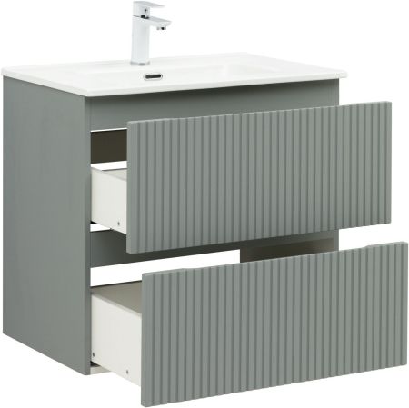 Тумба под раковину Aquanet Джейн (Flat) 70 мисти грин, артикул 00335433