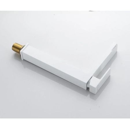 Смеситель для раковины высокий Knotlor KN-24/WY, белый, артикул KN-24/WY