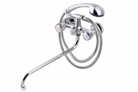 Смеситель для ванны с душем FAUZT FZs-511-63 тип См-ВУДРНШлА, артикул FZs-511-63