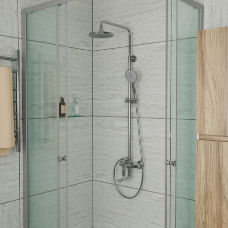 Душевая система D&K Bayern.München хром (DA1563701B18), артикул DA1563701B18