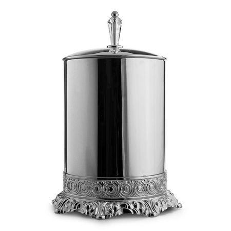 3SC Bally Ведро с крышкой, ручка BohemeSwarovski,цвет: хром, артикул FSS65/06SL