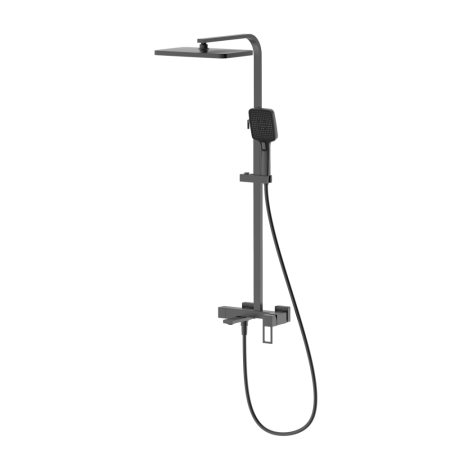 Душевая система со смесителем DQ Dortmund графит (DA1713706), артикул DA1713706