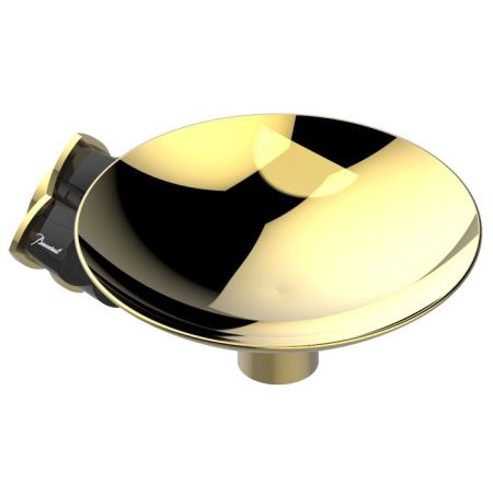 THG PETALE DE CRISTAL NOIR Мыльница металлическая ø150 мм., подвесная, цвет полированное золото, артикул U6D-F01-546GM
