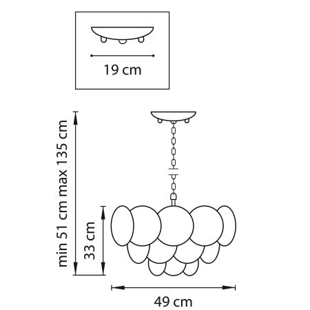 Люстра подвесная Circo Lightstar 797094, артикул 797094