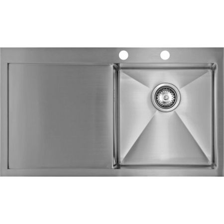 Мойка Seaman Eco Marino SMV-860L, два отверстия (Ø35мм), комплектация с вентиль-автоматом, артикул SMV-860L.B