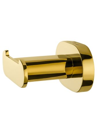 Двойной крючок для ванной WONZON & WOGHAND FIRST, Глянцевое золото (WW-8425-LG), артикул WW-8425-LG