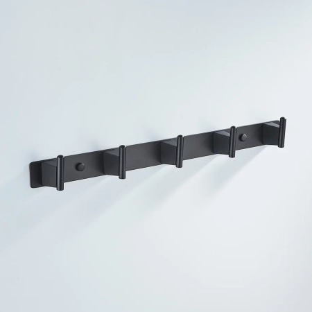 Планка с 5 крючками Shevanik SG5751H, черный