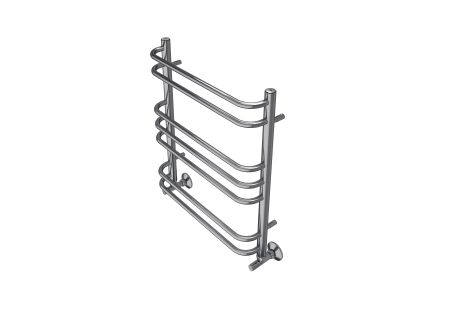 Полотенцесушитель водяной Aquatek (Акватек) Пандора П7 500х600 мм, подключение нижнее/диагональное, сверхпрочная пищевая нержавеющая сталь AISI 304L, гарантия 10 лет, артикул AQ RRС0760CH