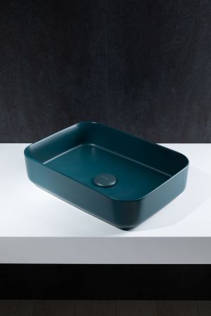 Раковина накладная Allen Brau Fantasy 50 4.11021.PT петроль, артикул 4.11021.PT