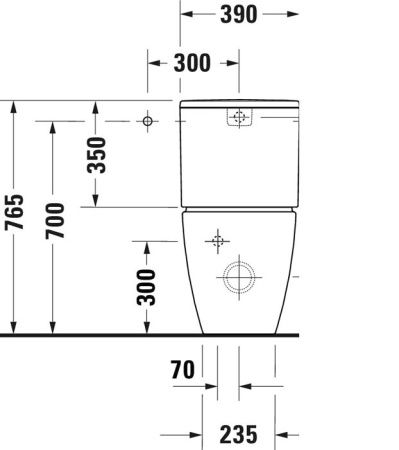 DURAVIT Bento Starck Box  Унитаз моноблок с сиденьем,бачок 0946102005, белый глянец, HygieneGlaze