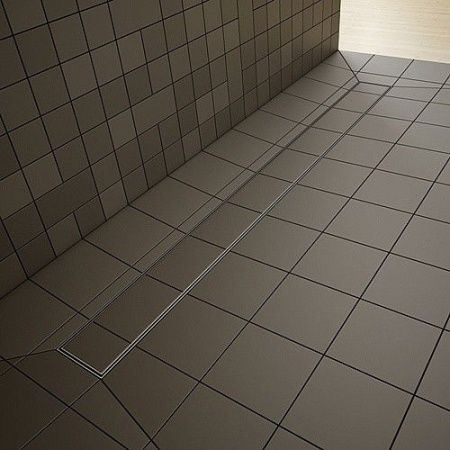 Душевая плита Radaway RadаDrain 119x79 для плитки 8-12 мм с решеткой Flowers