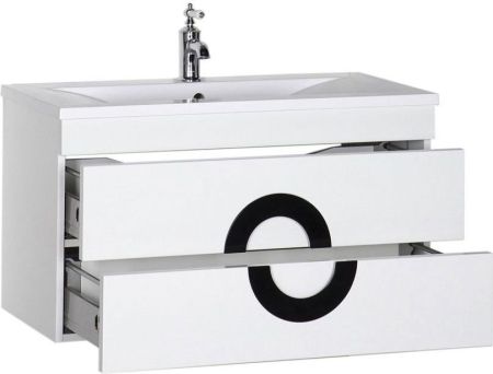 Тумба с раковиной De Aqua Форма 90 белый, артикул 00212700