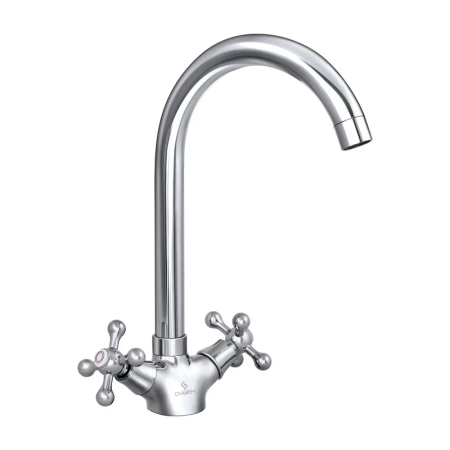 Смеситель для кухни Славен СЛ-ДВ-А22, хром