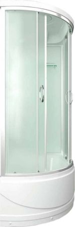 Душевая кабина Erlit Comfort ER3512TPR 120x80 задняя стенка Белая стекло матовое, артикул ER3512TPR-C3