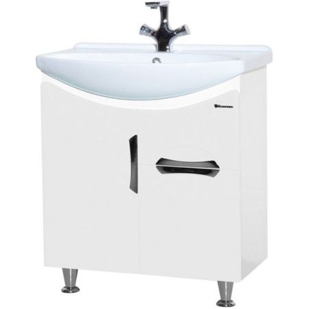 Тумба под раковину Bellezza Лагуна 65 4632110090013 1 ящик Белая, артикул 4632110090013