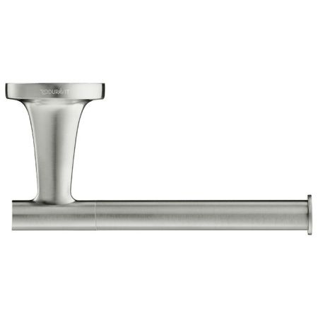 Duravit Starck T Держатель туалетной бумаги настенный, цвет: Stainless steel Brushed, артикул 0099377000