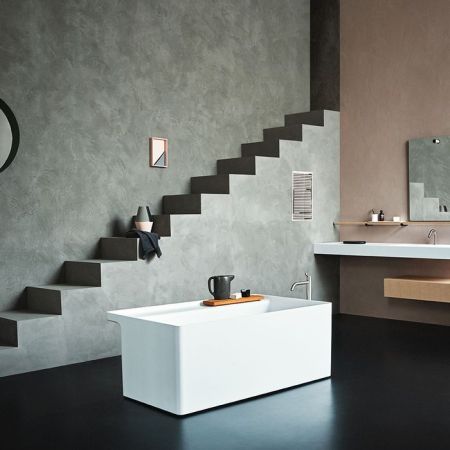 Agape Marsiglia Ванна отдельностоящая 149x87x57.5 см, с полкой, цвет: белый, артикул AVAS1075ZZL