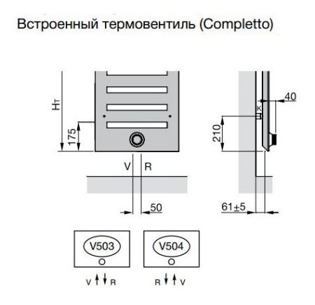 Водяной полотенцесушитель Zehnder Metropolitan Bar MEP-120-060 Белый