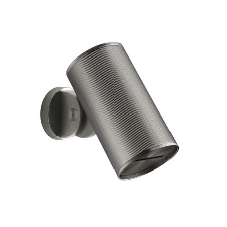 GESSI 316 RIGATO Верхний душ Ø79 мм., с настенным креплением, водопад, цвет Steel Brushed, артикул 57285#239