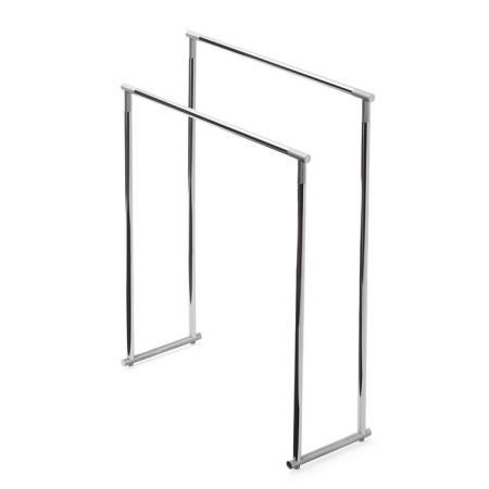 Decor Walther Club Полотенцедержатель 87см., напольный, двойной, цвет: хром/хром, артикул 0509300