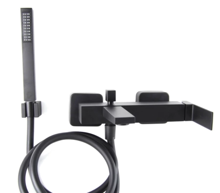 Смеситель для ванны Webert Pegaso PE850101560, черный, артикул PE850101560