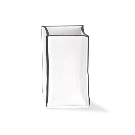 Колчан, Decor Walther, Nappa KOE, ширина, мм-65, глубина, мм-65, высота, мм-125, материал-натуральная кожа, цвет-белоснежный, артикул 0938250