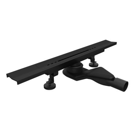 Душевой трап, обрезной, V-образный, черный RGW SDR-53B (800), артикул 76215380-04