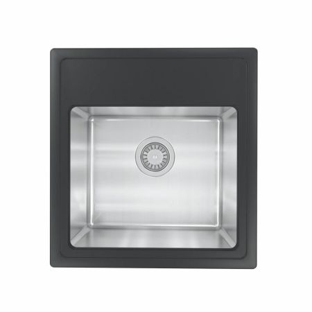 Кухонная мойка Florentina КОМБИ 21.455.B0480.302, антрацит, артикул 21.455.B0480.302
