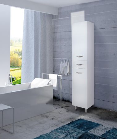 Пенал Onika Модерн 32 напольный, белый, универсальный