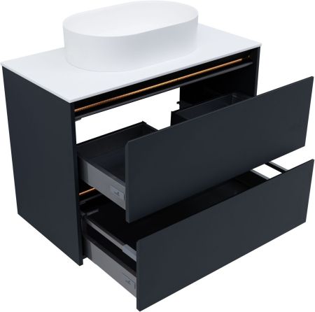 Тумба под раковину Allen Brau Activity 90 1.34005.AM антрацит матовый/черный браш, артикул 1.34005.AM