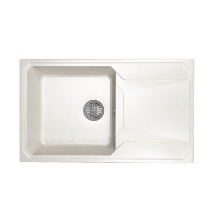 Кухонная мойка Dr. Gans КАРДИНАЛ 29.030.D0840.401, белый, артикул 29.030.D0840.401
