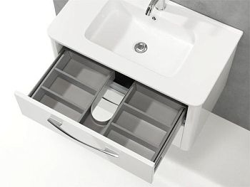 IBX, керамическая раковина 80 см, цвет белый