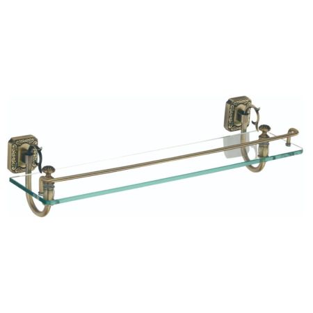 Полка стеклянная Savol S-006491, бронза, артикул S-006491