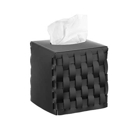 ADJ Салфетница Bottega, 12х12хH12 см., цвет: черный/серый, артикул 0115.01/03