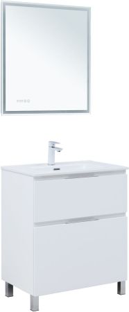 Тумба под раковину Aquanet Алвита New 70 напольная, белый матовый, артикул 00344133