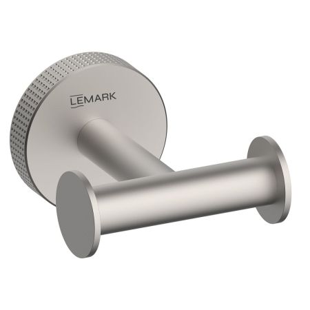 Крючок для полотенец Lemark BELUGA, сталь, брашированный никель (LMA-8011S-BN), артикул LMA-8011S-BN