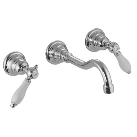 Fima Carlo Frattini Herend Смеситель для раковины, встраиваемый, излив: 19.9см., цвет: хром, артикул F5401L/5CBCR