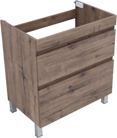 Тумба под раковину Aquanet Нота New 75 напольная, дуб веллингтон табак, артикул 00344142