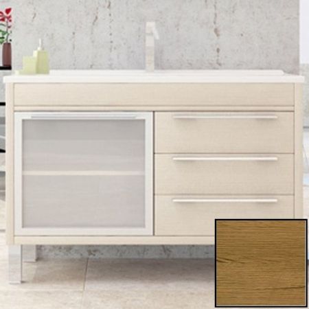 Тумба с раковиной SanVit Новелла Lux 75 knoveln075 с фактурой под дерево Акация светлая, артикул knoveln075