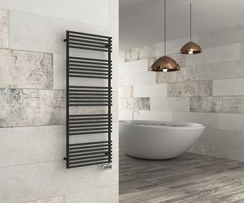 Cordivari Gloria22 Electric, п/сушитель элект. 580/1150, цвет черный мат., цвет хром для термостата