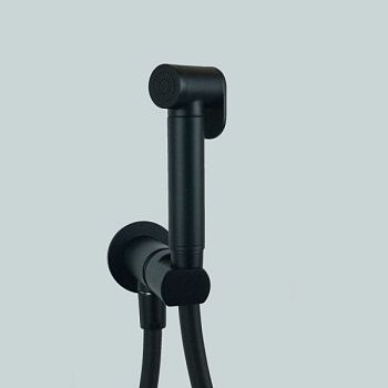 Daniel Suvi, комплект гигиенического душа с прогрессивным картриджем, цвет черный матовый